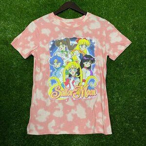 Sailor Moon Anime Graphic Tie-dye T-shirt size Small